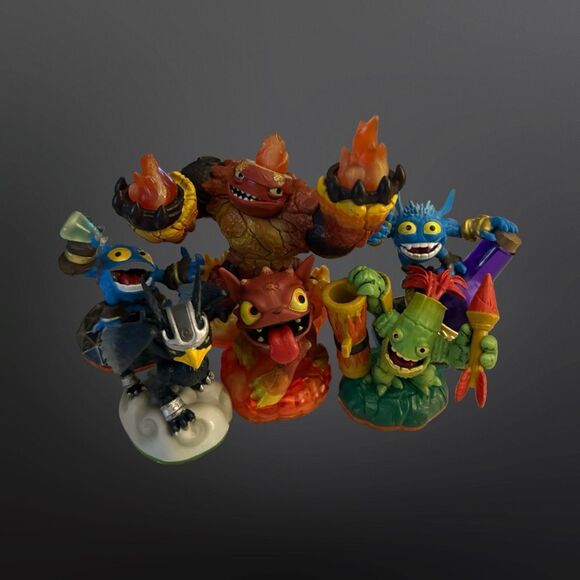 Activision Skylanders Eruptor, Pop Fizz x2, Hot Dog, Sonic Boom, Zook Figures - Picture 11 of 11